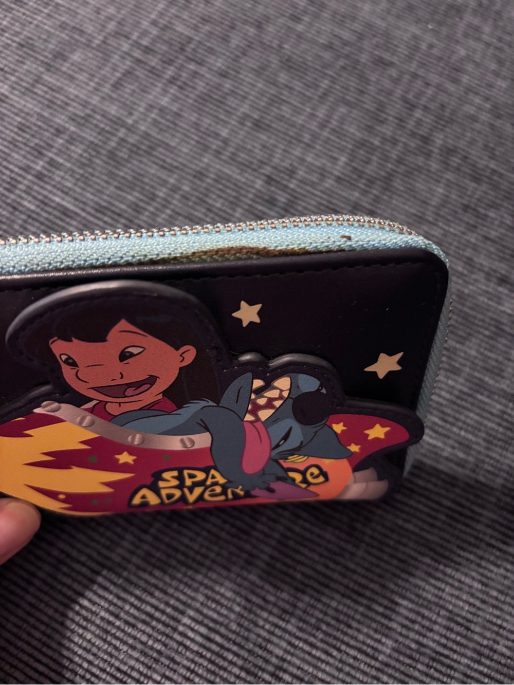 Disney Lilo & Stitch Loungefly Backpack with Matching Wallet - Picture 7 of 9